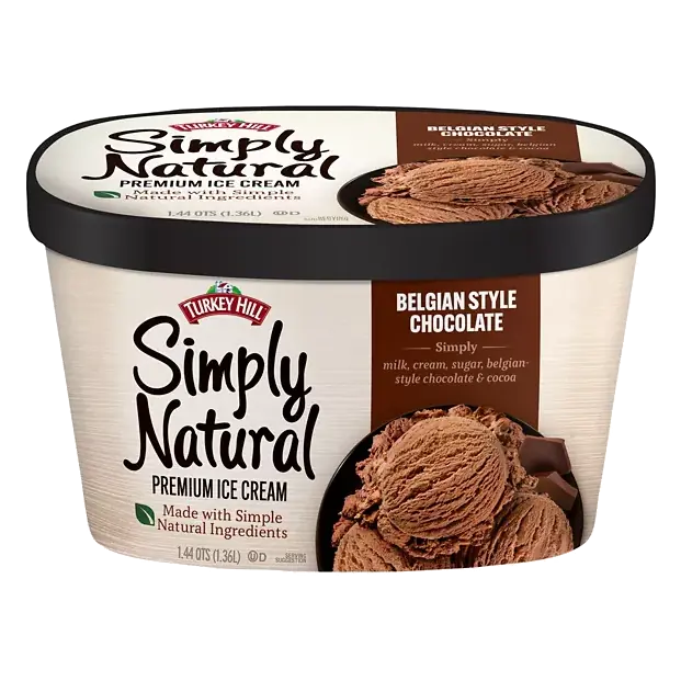 Simply Natural Premium Belgian Style Chocolate Ice Cream
