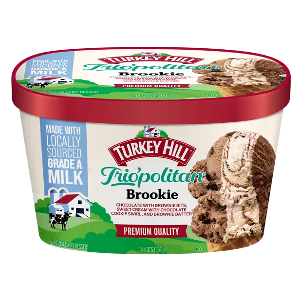 Trio'politan Brookie Frozen Dairy Dessert