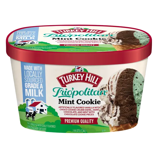Trio'politan Mint Cookie Frozen Dairy Dessert