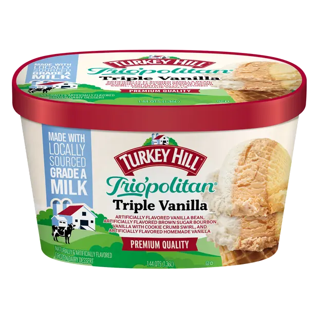 Trio'politan Triple Vanilla Ice Cream