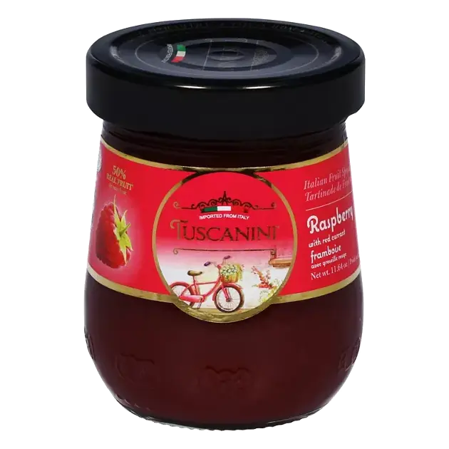 Fruit Spread, Raspberry with Red Currant, Italian