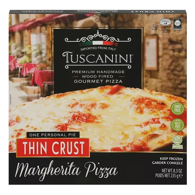 Pizza, Margherita, Thin Crust