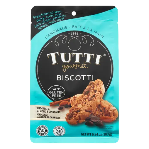 Gluten-Free Biscotti Chocolate Almond & Cinnamon 180 g