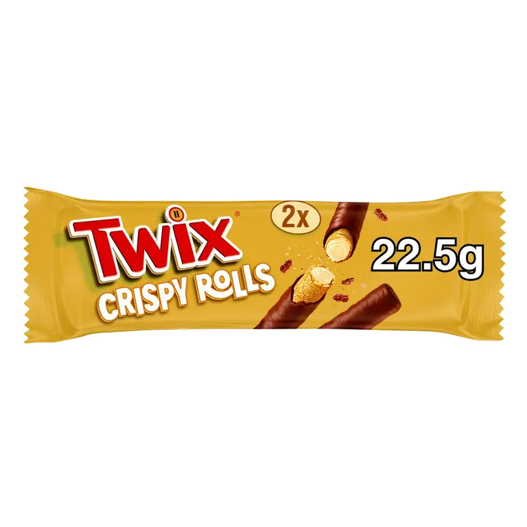 Twix Chocolate & Caramel Crispy Rolls 22.5g
