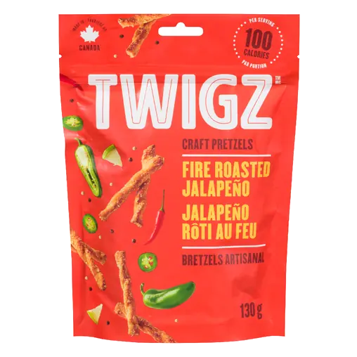 Pretzels Fire Roasted Jalapeno 130 g