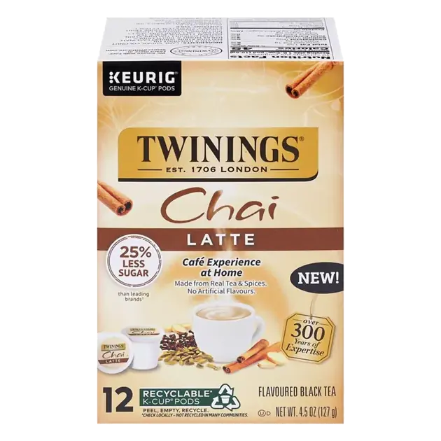 K-Cup Pods Chai Latte Black Tea