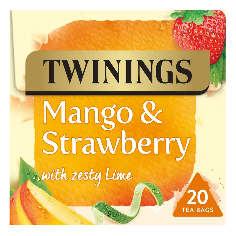 Mango & Strawberry with Zesty Lime Tea Bags x20 50g