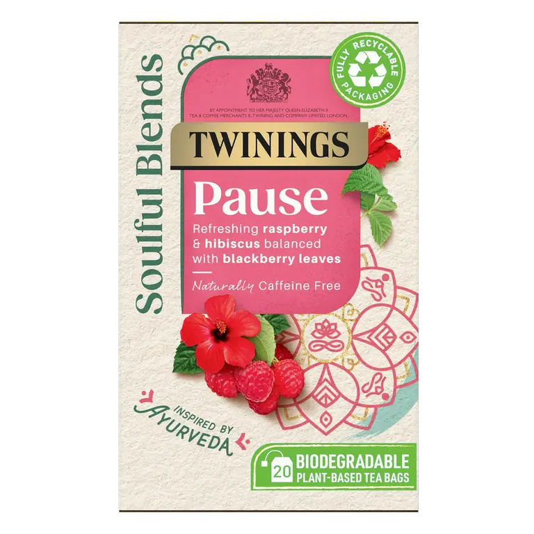 Soulful Blends Pause 20 Plant-Based Tea Bags 36g