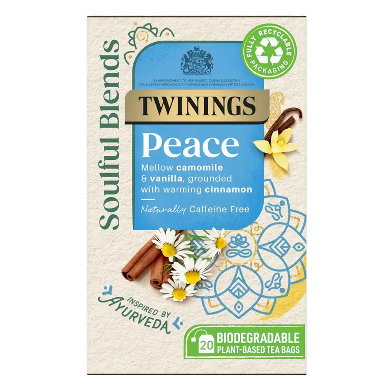 Soulful Blends Peace 20 Plant-Based Tea Bags 40g