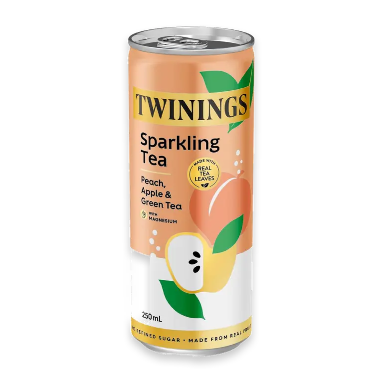 Sparkling Green Tea Can Peach & Apple
