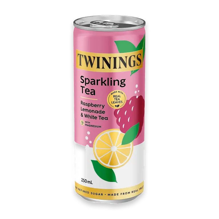 Sparkling White Tea Can Raspberry Lemonade