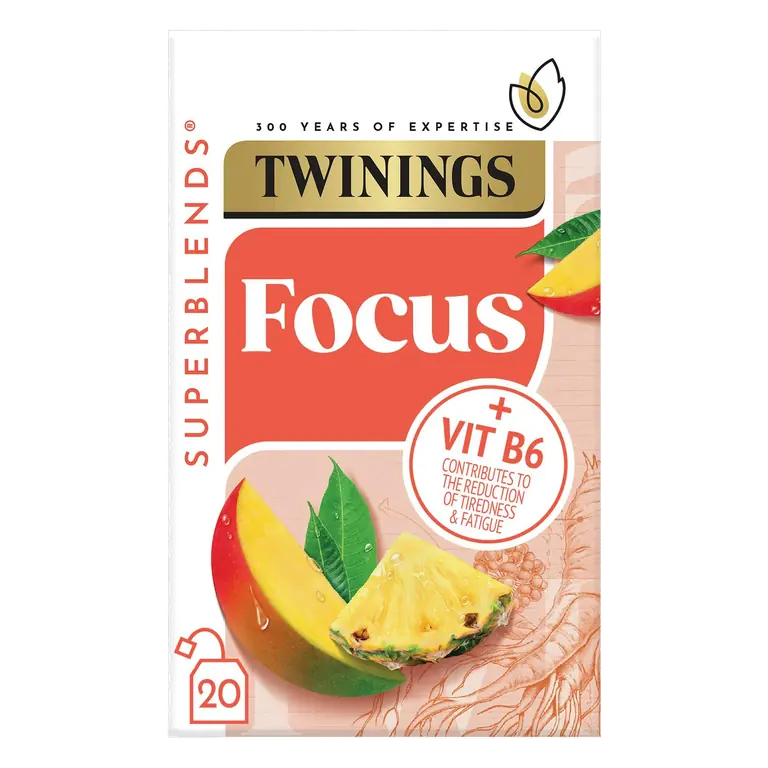 Superblends Focus with Mango & Pineapple, 20 Tea Bags