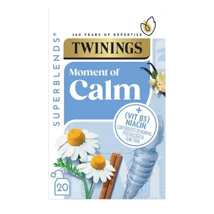 Superblends Moment of Calm Spiced Camomile & Vanilla 20 Tea Bags