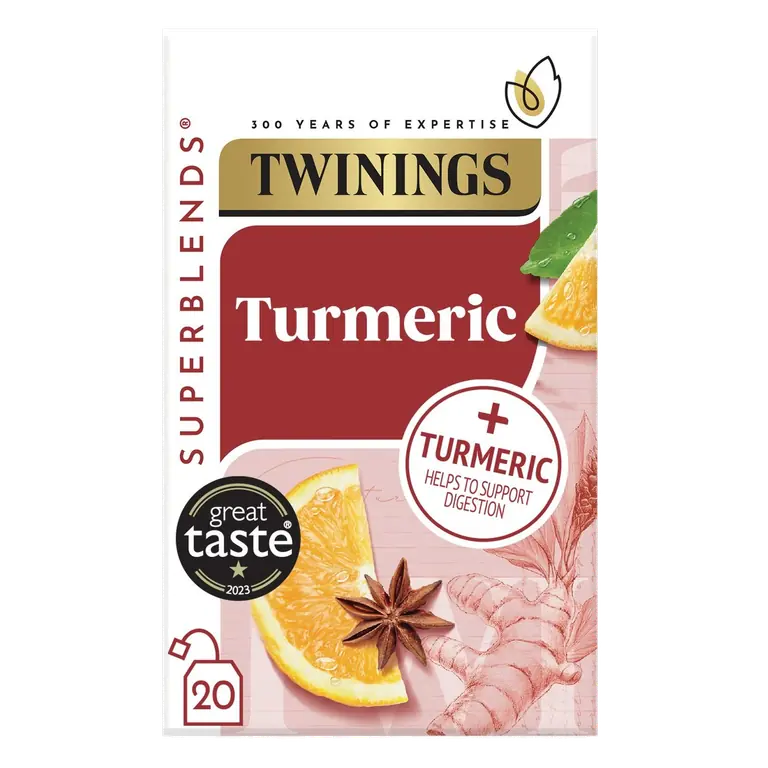 Superblends Turmeric 20 Single Tea Bags