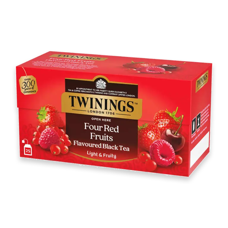Svart te Fyra frukter 25-pack