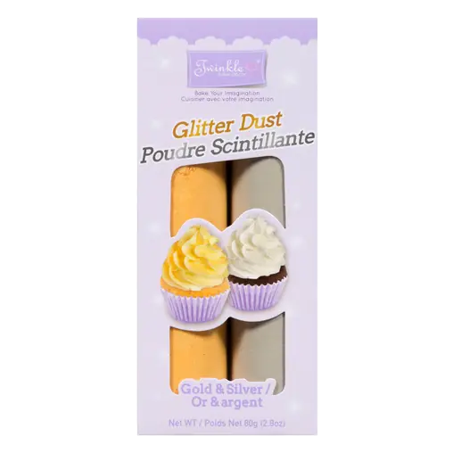 Glitter Dust Gold & Silver 2 Pack 80 g