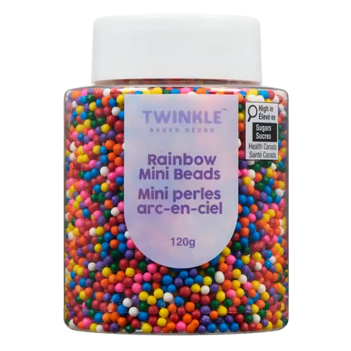 Baker Decor Mini Beads Rainbow 120 g