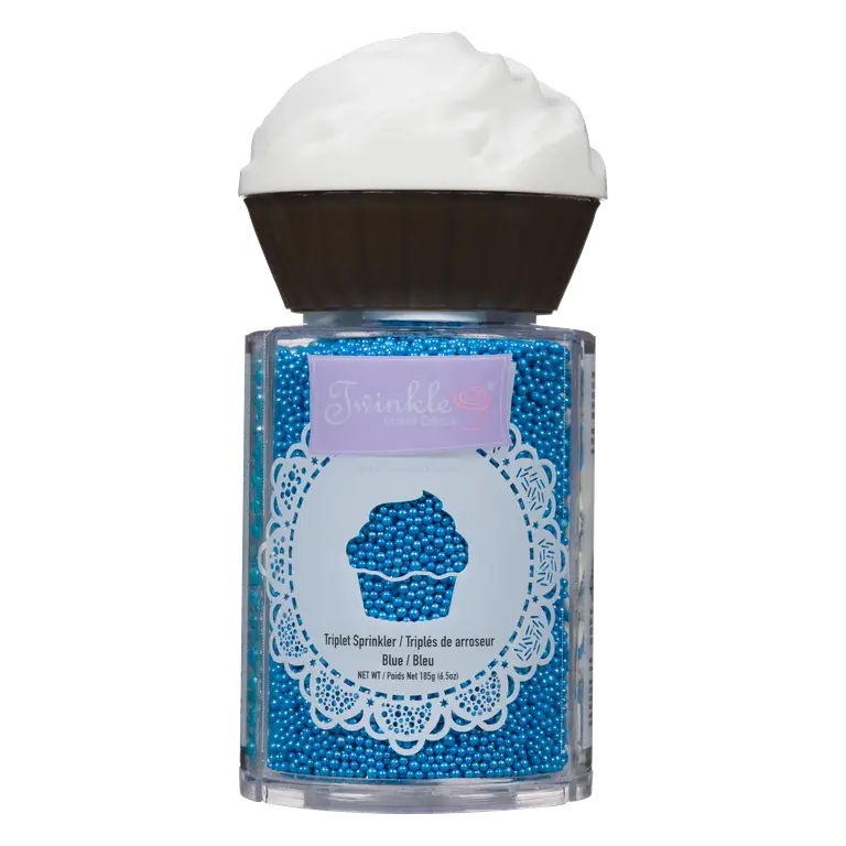 Cake Decoration Sprinkler Triplet Blue 185 g