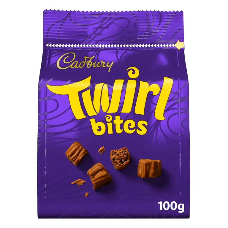 Cadbury Twirl 100g Bites Chocolate Bag