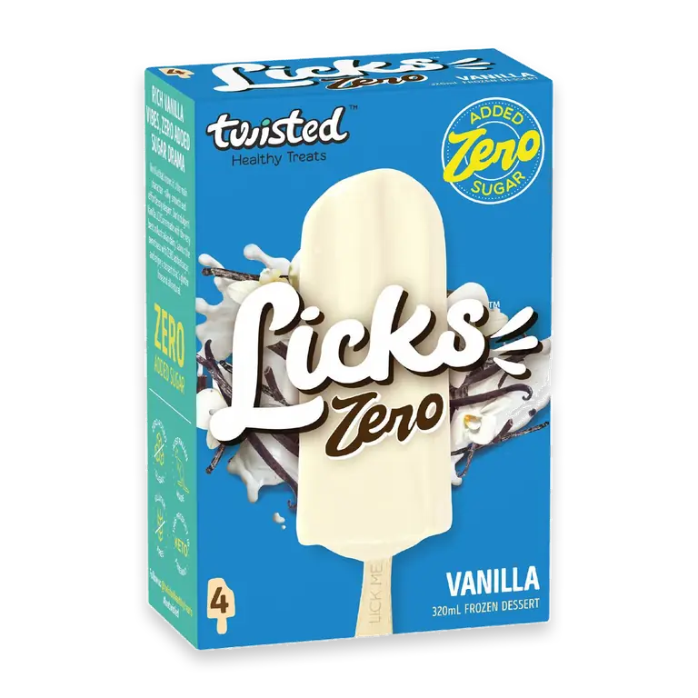 Licks Zero Frozen Dessert Vanilla