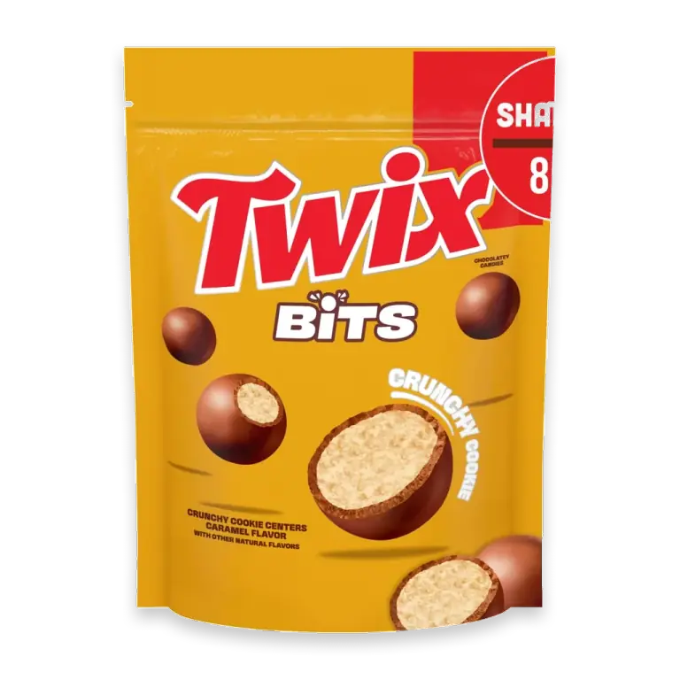 Bits Poppable Milk Chocolatey Crunchy Cookie Candy Sharing Size Bag