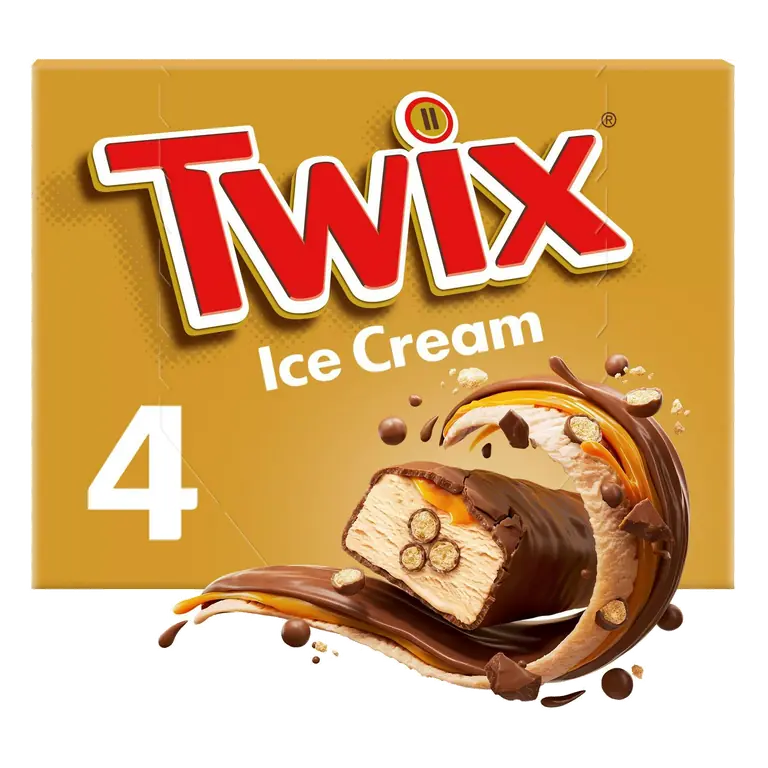 Chocolate & Caramel Ice Cream x4