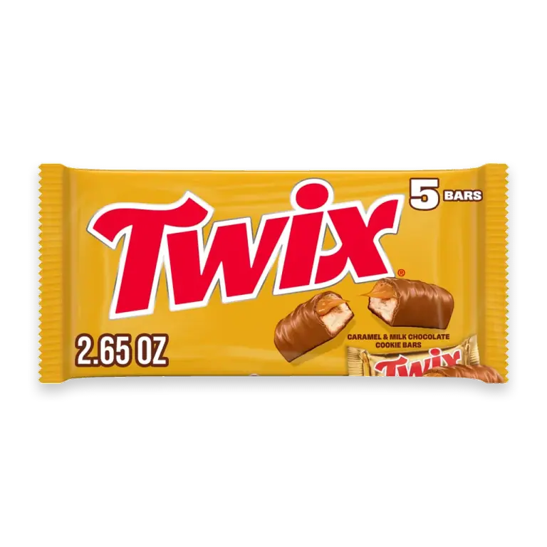 Fun Size Caramel Chocolate Cookie Candy Bar Bulk Pack