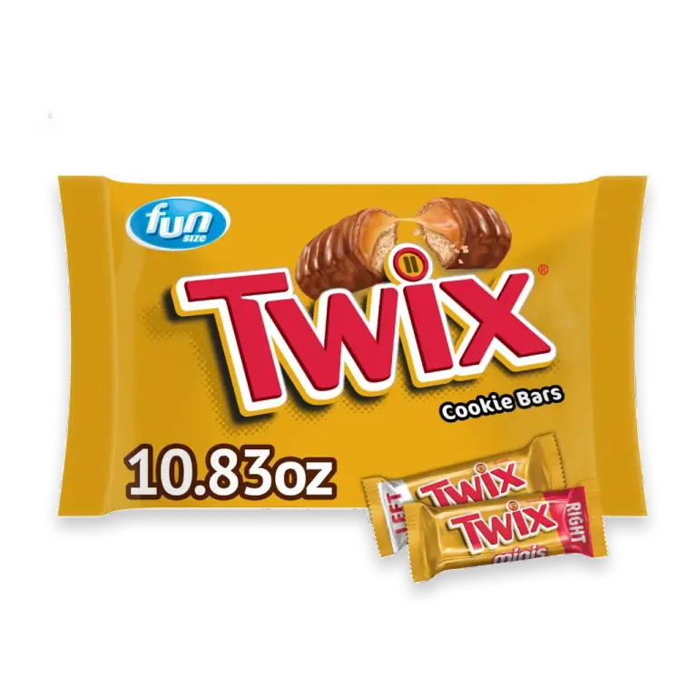Fun Size Caramel Cookie Chocolate Candy Bag