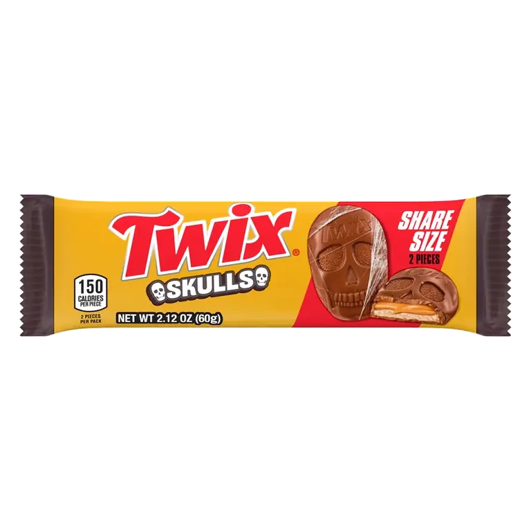 Twix Halloween Candy Skulls Share Size, 2.12oz