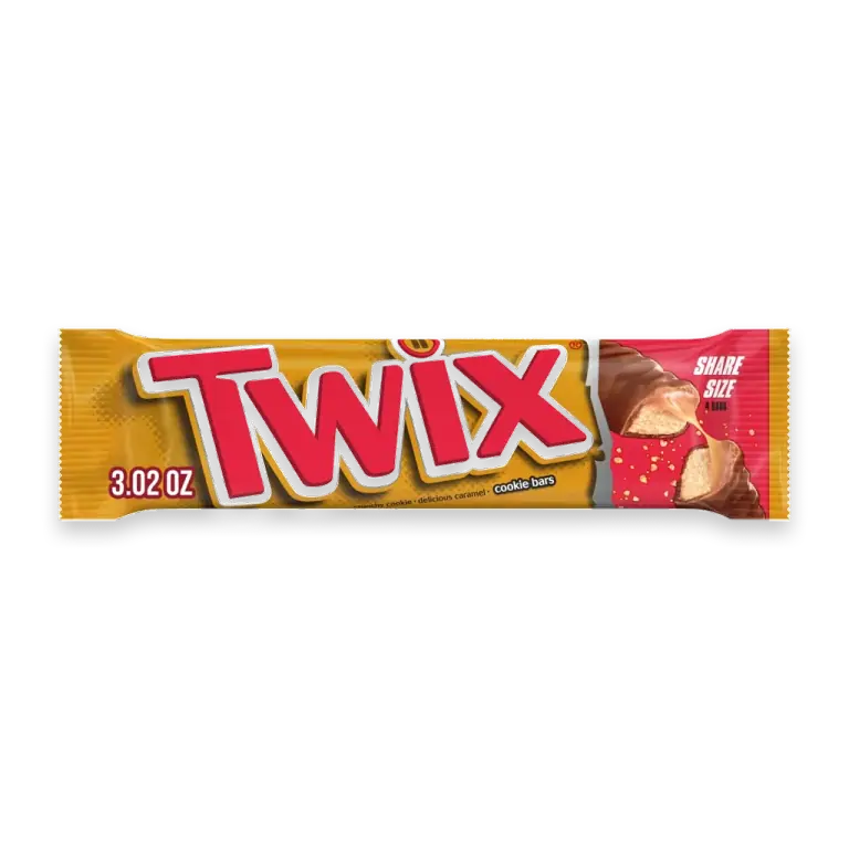 Milk Chocolate Caramel Cookie Candy Share Size Bar