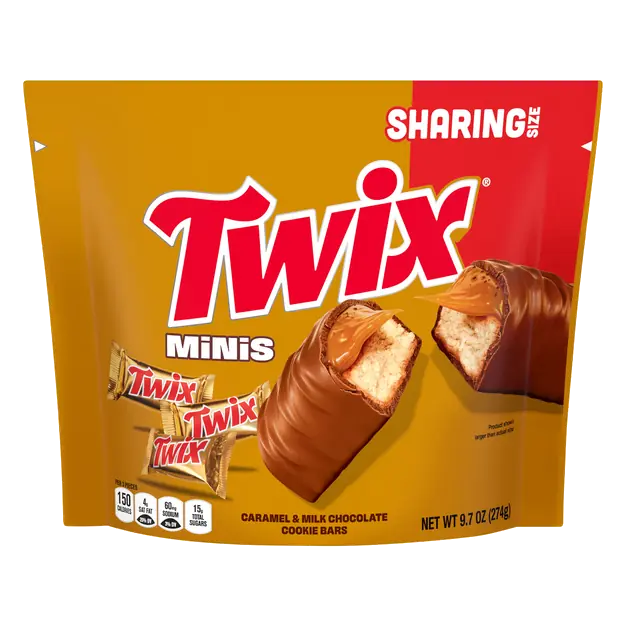 Minis Caramel & Milk Chocolate Candy Cookie Bars