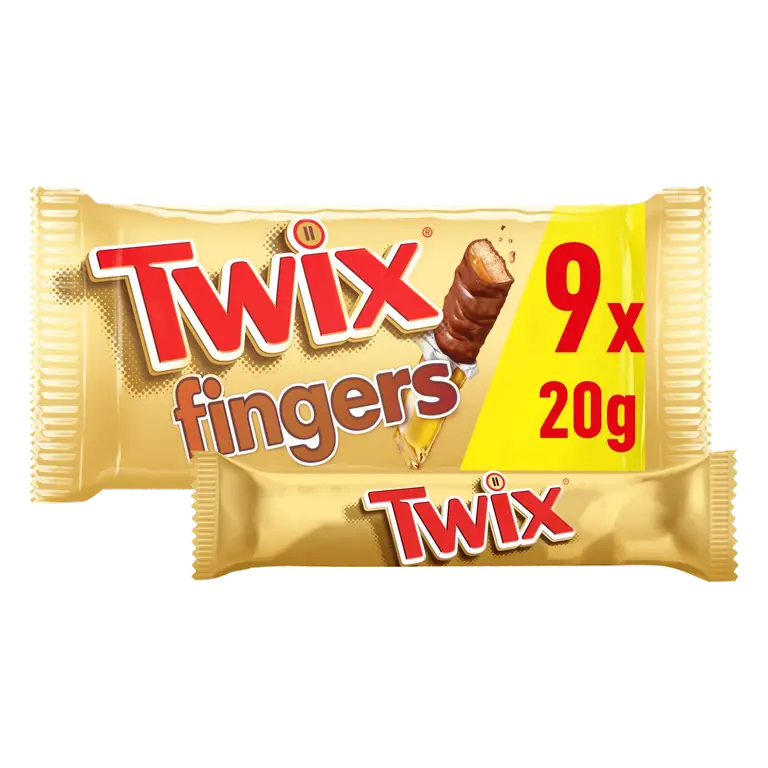 Twix Multipack Chocolate Biscuit & Caramel Bars 9x20g