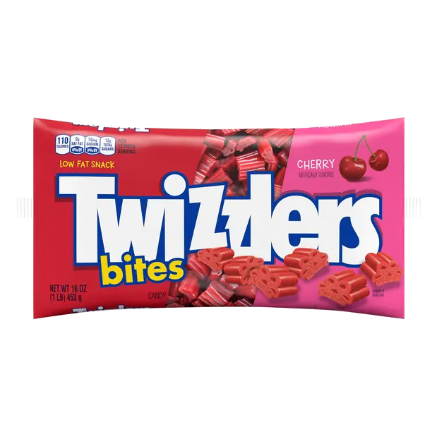 Bites Red Cherry Licorice Candy