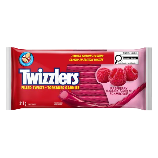 Candy Filled Twist Raspberry 311 g