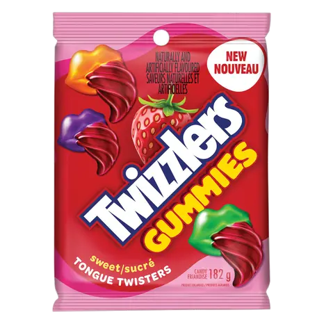 Gummies Sweet Tongue Twisters Candy 182 g