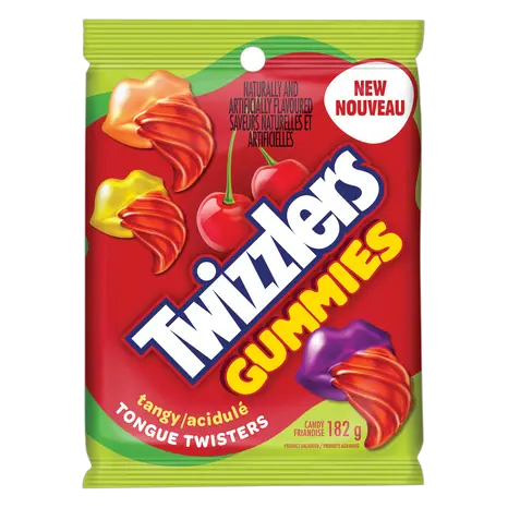 Gummies- Tangy Tongue Twisters Candy 182 g