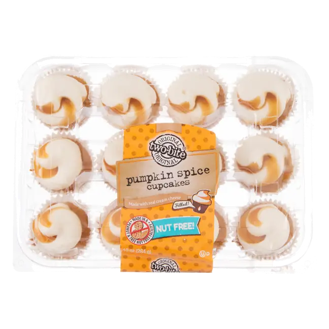 Pumpkin Spice Mini Cupcakes - 12 ct