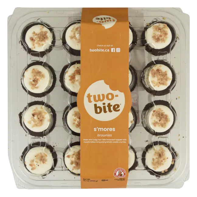 S'Mores Mini Brownies - 16 ct