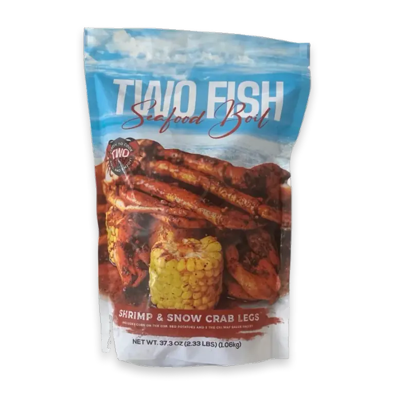 Crab and Shrimp Bags with Corn and Potatoes