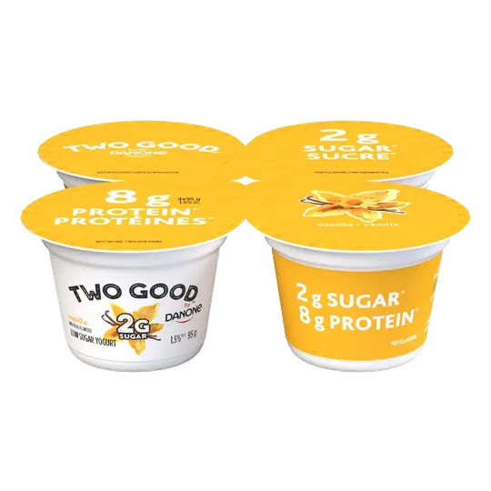 Low Sugar Yogurt Vanilla 4 x 95 g