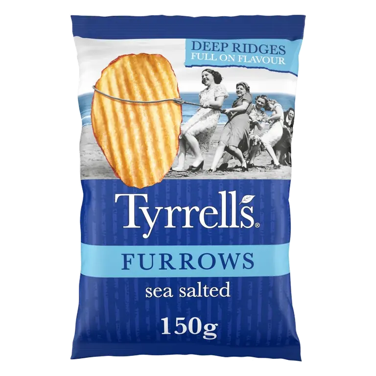 Furrows Sea Salted Crisps 150g