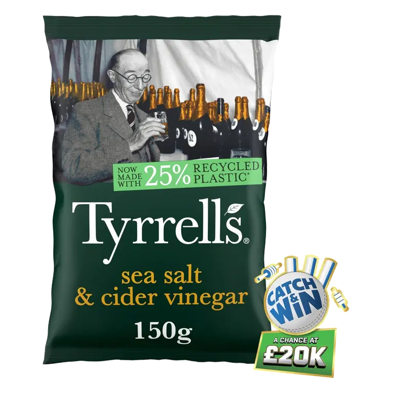 Sea Salt & Cider Vinegar Sharing Crisps 150g