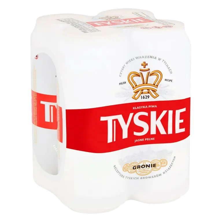 Polish Beer Lager Cans 4x500ml