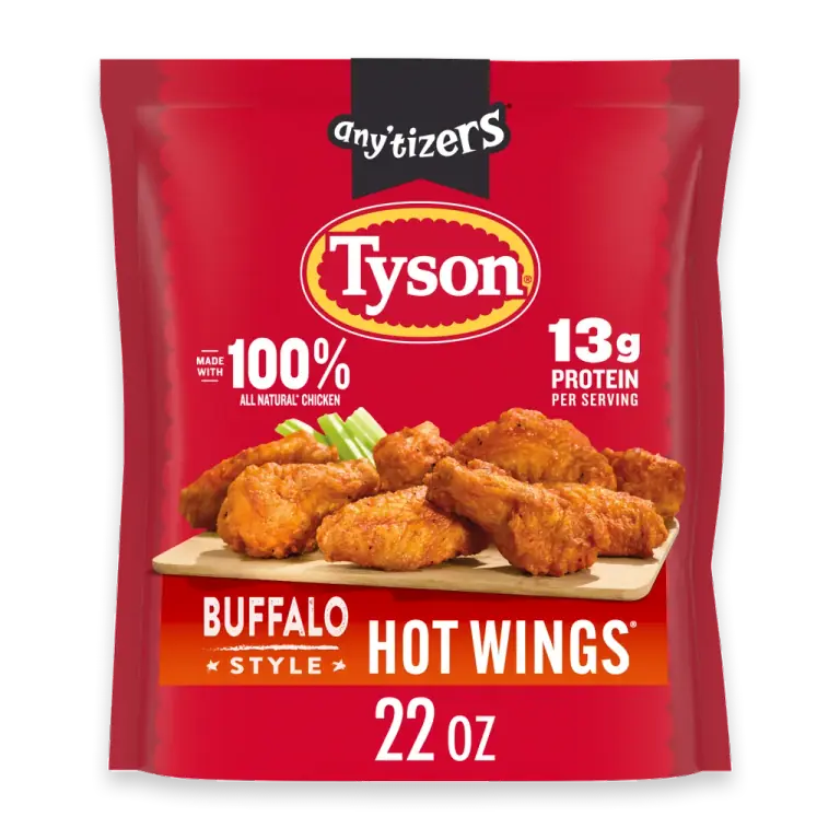 Any'tizers Frozen Buffalo Style Hot Wings Bone-in Wings