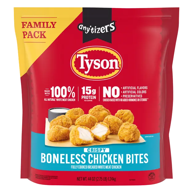 Any'tizers Popcorn Chicken Family Pack Frozen