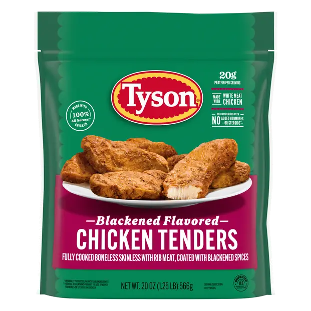 Blackened Flavored Chicken Breast Strips Frozen