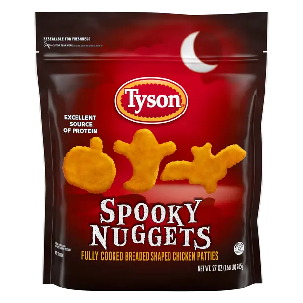Breaded Spooky Chicken Nuggets Frozen
