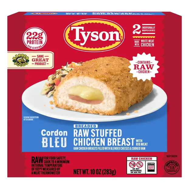 Cordon Bleu Raw Stuffed Chicken Breast - 2 ct Frozen