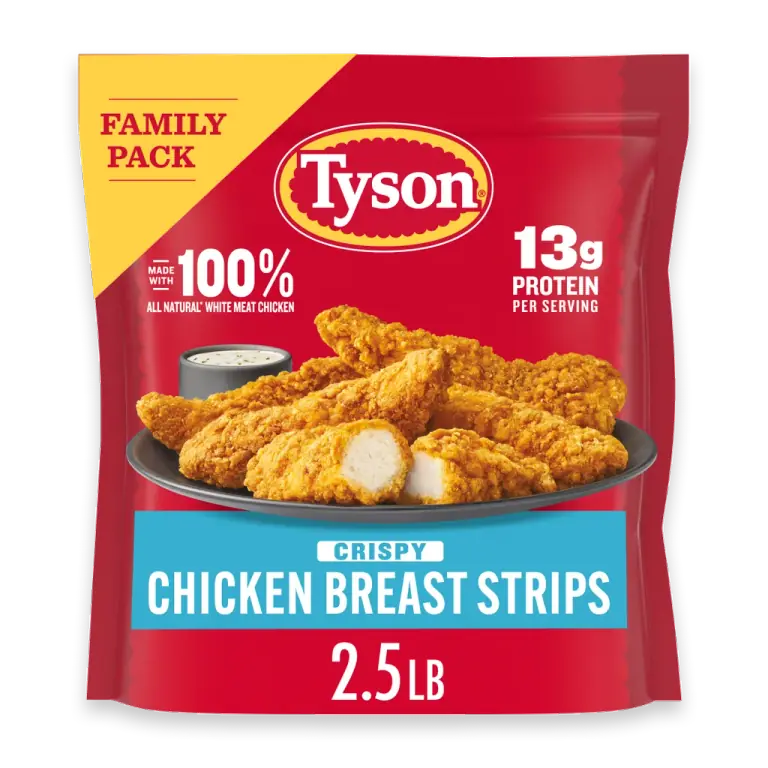 Frozen Crispy Chicken Breast Strips Family Pack