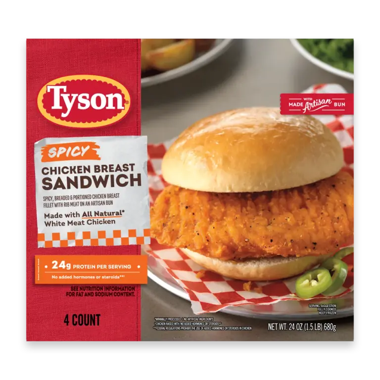 Frozen Spicy Chicken Breast Sandwich